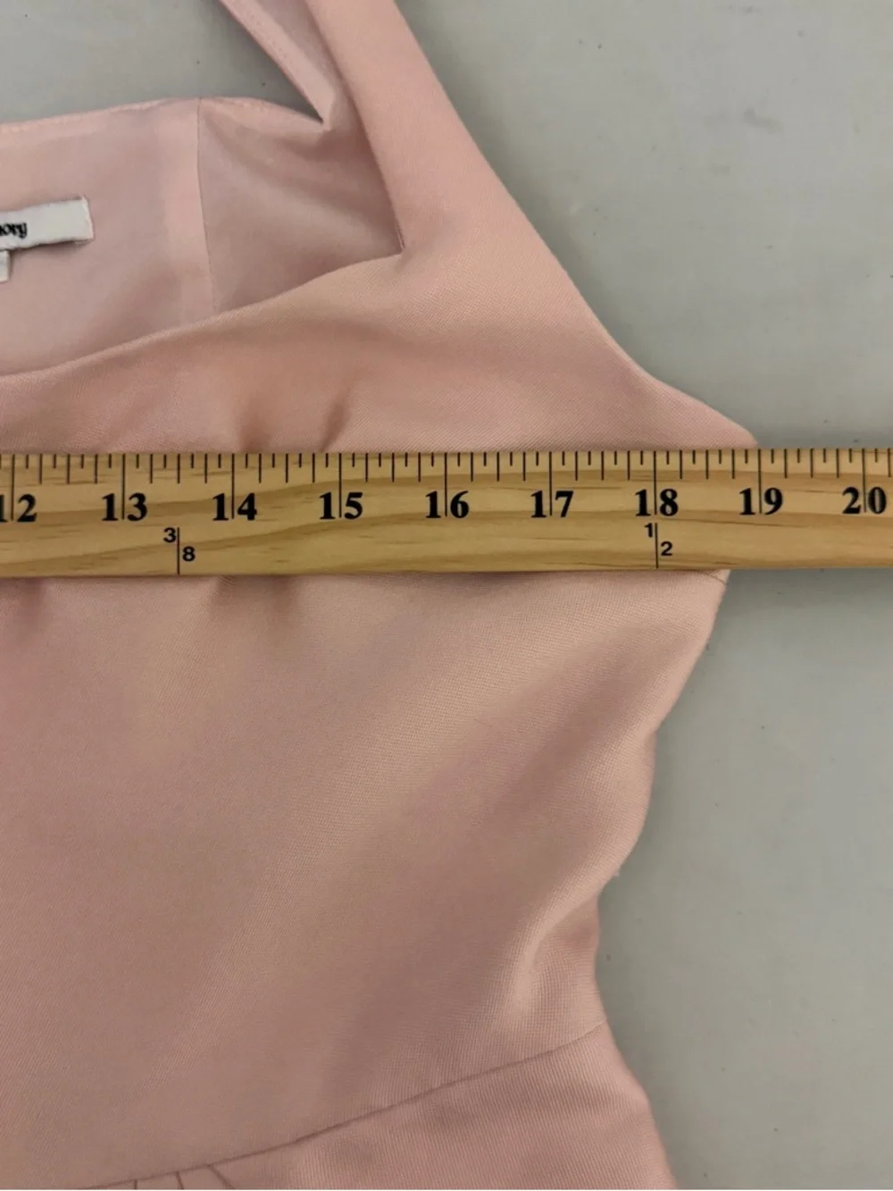 Maison Amory x Anthropolgie Soft Pink Satin Tulip Mini‎ Dress Size XL Coquette